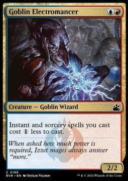 Goblin Electromancer⁣ - Ravnica Remastered⁣ (Common)⁣ [186]