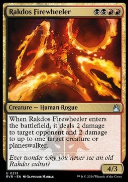 Rakdos Firewheeler⁣ - Ravnica Remastered⁣ (Uncommon)⁣ [213]