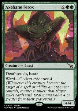 Axebane Ferox (V.3)⁣ - Murders at Karlov Manor: Promos⁣ (Rare)⁣ [428]