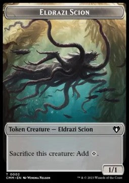 Eldrazi Scion Token (C 1/1) // Spirit Token (C 2/2)⁣ - Commander Masters: Extras⁣ (Token)⁣ [T 2/58]