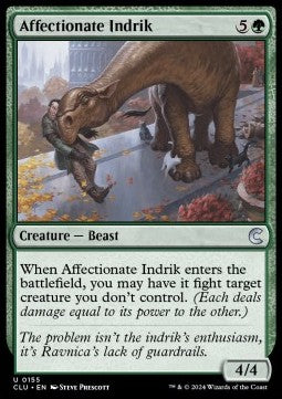 Affectionate Indrik⁣ - Ravnica: Cluedo Edition⁣ (Uncommon)⁣ [155]