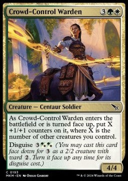 Crowd-Control Warden⁣ - Murders at Karlov Manor⁣ (Common)⁣ [193]