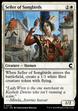 Seller of Songbirds⁣ - Ravnica: Cluedo Edition⁣ (Common)⁣ [72]