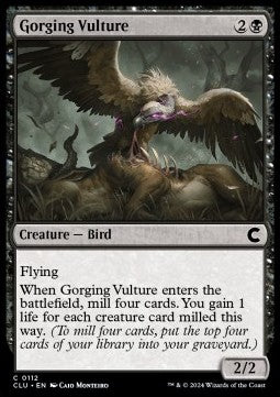 Gorging Vulture⁣ - Ravnica: Cluedo Edition⁣ (Common)⁣ [112]