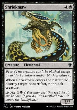 Shriekmaw⁣ - Commander: Murders at Karlov Manor⁣ (Uncommon)⁣ [139]