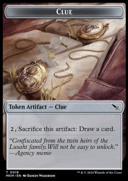 Clue Token (V.5)⁣ - Murders at Karlov Manor: Tokens⁣ (Token)⁣ [T18]