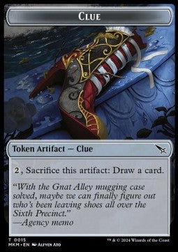 Clue Token // Art Card (V.2)⁣ - Murders at Karlov Manor: Tokens⁣ (Token)⁣ [T 15/42]