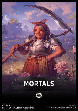 Jumpstart Pack Summary Card: Mortals⁣ - The Lord of the Rings: Tales of Middle-earth: Extras⁣ (Tip Card)⁣ [F6]