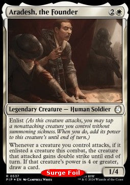Aradesh, the Founder (V.2)⁣ - Universes Beyond: Fallout: Extras⁣ (Rare)⁣ [537]