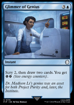 Glimmer of Genius⁣ - Universes Beyond: Fallout⁣ (Uncommon)⁣ [176]