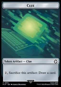 Clue Token // Treasure Token (V.1) - Universes Beyond: Fallout: Tokens (Token) [TPIP-T 11/18]