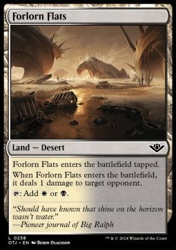 Forlorn Flats⁣ - Outlaws of Thunder Junction⁣ (Land)⁣ [258]