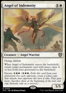 Angel of Indemnity⁣ - Commander: Outlaws of Thunder Junction⁣ (Rare)⁣ [9]