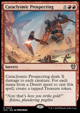 Cataclysmic Prospecting⁣ - Commander: Outlaws of Thunder Junction⁣ (Rare)⁣ [24]