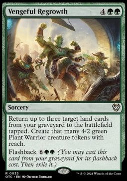 Vengeful Regrowth⁣ - Commander: Outlaws of Thunder Junction⁣ (Rare)⁣ [35]