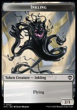 Inkling Token (WB 2/1) // Treasure Token - Outlaws of Thunder Junction: Tokens (Token) [TOTJ-CT 22/18]