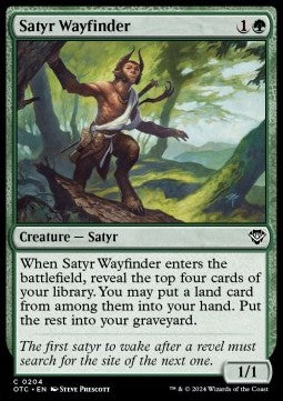 Satyr Wayfinder⁣ - Commander: Outlaws of Thunder Junction⁣ (Common)⁣ [204]