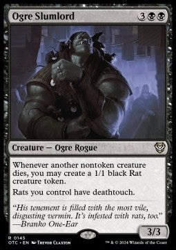 Ogre Slumlord⁣ - Commander: Outlaws of Thunder Junction⁣ (Rare)⁣ [145]