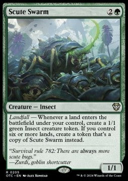Scute Swarm⁣ - Commander: Outlaws of Thunder Junction⁣ (Rare)⁣ [205]
