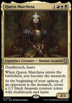 Queen Marchesa⁣ - Commander: Outlaws of Thunder Junction⁣ (Rare)⁣ [239]