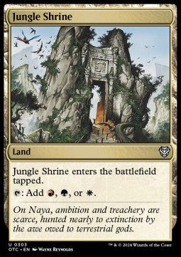 Jungle Shrine⁣ - Commander: Outlaws of Thunder Junction⁣ (Uncommon)⁣ [303]