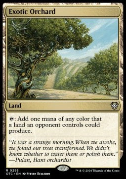 Exotic Orchard⁣ - Commander: Outlaws of Thunder Junction⁣ (Rare)⁣ [293]