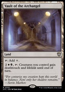 Vault of the Archangel⁣ - Commander: Outlaws of Thunder Junction⁣ (Rare)⁣ [339]