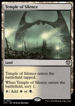 Temple of Silence⁣ - Commander: Outlaws of Thunder Junction⁣ (Rare)⁣ [333]
