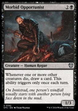 Morbid Opportunist⁣ - Commander: Outlaws of Thunder Junction⁣ (Uncommon)⁣ [142]
