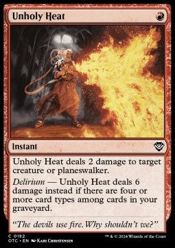 Unholy Heat⁣ - Commander: Outlaws of Thunder Junction⁣ (Common)⁣ [182]