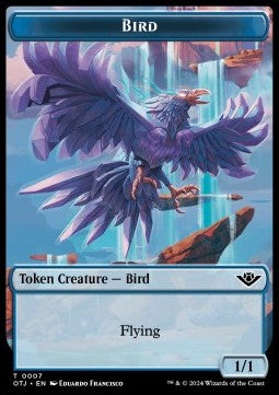 Bird Token (Blue 1/1)⁣ - Outlaws of Thunder Junction: Tokens⁣ (Token)⁣ [T07]