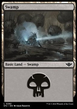 Swamp (V.2)⁣ - Outlaws of Thunder Junction: Extras⁣ (Land)⁣ [282]