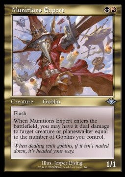 Munitions Expert - Modern Horizons 3: Retro Frame Cards (Uncommon) [RMH3-16]