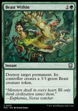Beast Within⁣ - Commander: Modern Horizons 3⁣ (Uncommon)⁣ [223]