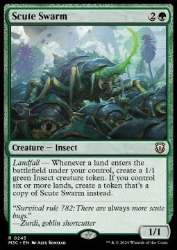 Scute Swarm⁣ - Commander: Modern Horizons 3⁣ (Rare)⁣ [245]