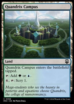 Quandrix Campus⁣ - Commander: Modern Horizons 3⁣ (Common)⁣ [366]