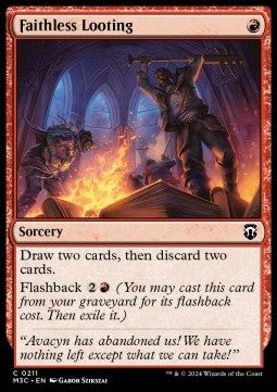 Faithless Looting⁣ - Commander: Modern Horizons 3⁣ (Common)⁣ [211]