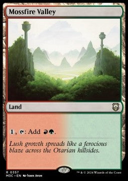 Mossfire Valley⁣ - Commander: Modern Horizons 3⁣ (Rare)⁣ [357]