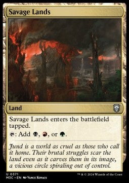 Savage Lands⁣ - Commander: Modern Horizons 3⁣ (Uncommon)⁣ [371]