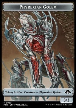 Phyrexian Golem Token (Artifact 3/3) - Modern Horizons 3: Tokens (Token) [TMH3-T32]