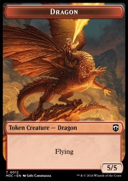 Dragon Token (R 5/5) // Copy Token (V.1)⁣ - Modern Horizons 3: Tokens⁣ (Token)⁣ [CT 12/1]