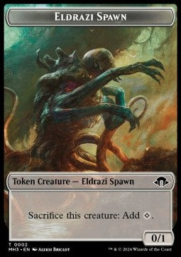 Eldrazi Spawn Token (C 0/1) // Eldrazi Scion Token (C 1/1) (V.1)⁣ - Modern Horizons 3: Tokens⁣ (Token)⁣ [CT 2/3]