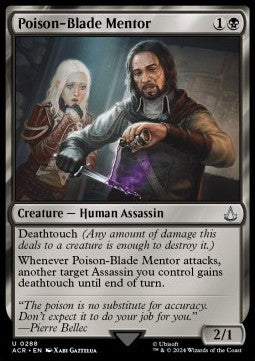 Poison-Blade Mentor⁣ - Universes Beyond: Assassin's Creed: Extras⁣ (Uncommon)⁣ [288]