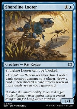 Shoreline Looter⁣ - Bloomburrow⁣ (Uncommon)⁣ [70]