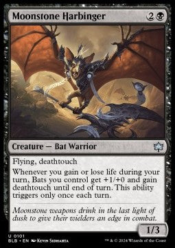 Moonstone Harbinger⁣ - Bloomburrow⁣ (Uncommon)⁣ [101]