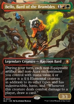 Bello, Bard of the Brambles⁣ - Commander: Bloomburrow⁣ (Mythic)⁣ [1]