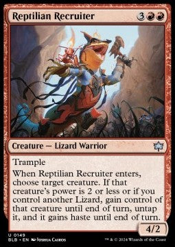 Reptilian Recruiter⁣ - Bloomburrow⁣ (Uncommon)⁣ [149]
