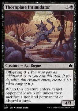 Thornplate Intimidator⁣ - Bloomburrow⁣ (Common)⁣ [117]