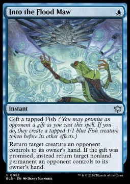 Into the Flood Maw⁣ - Bloomburrow⁣ (Uncommon)⁣ [52]