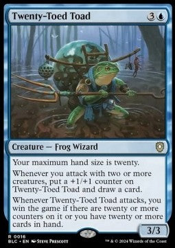 Twenty-Toed Toad⁣ - Commander: Bloomburrow⁣ (Rare)⁣ [16]